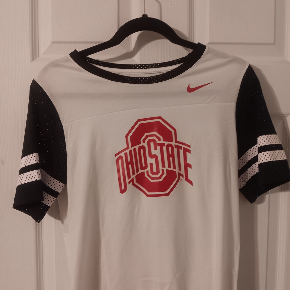 Nike Ohio State Buckeyes Short Sleeve Shirt dri-fit size M (79)